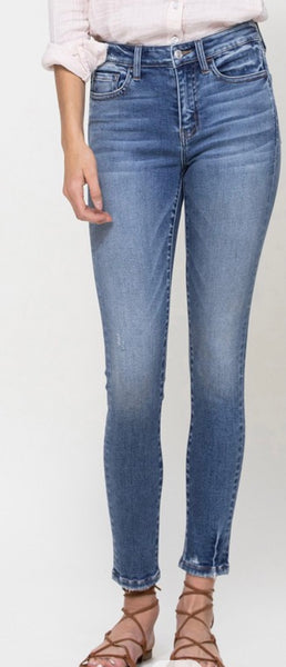 Ankle Skinny Midrise Jeans by Vervete