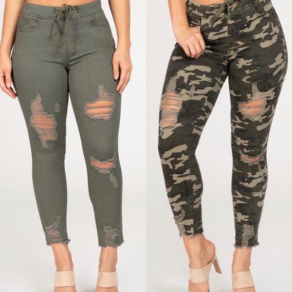 Distressed Joggers