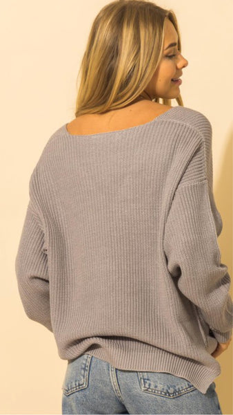 Trendy Moment V-Neck Sweater