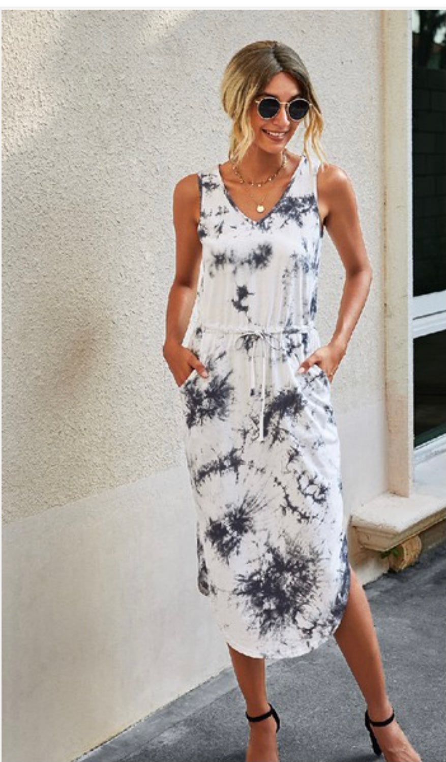 Tye Dye Midi Dress