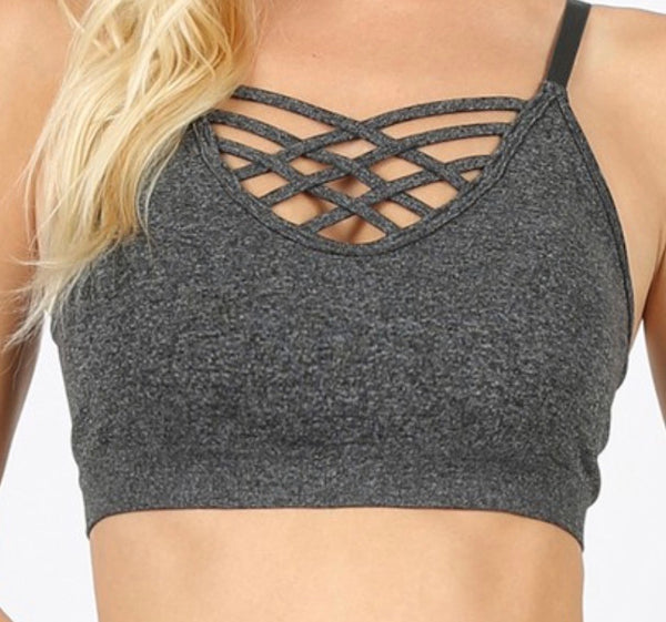 Criss cross bralette