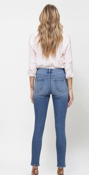 Ankle Skinny Midrise Jeans by Vervete