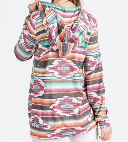 Aztec Print Sweatshirt