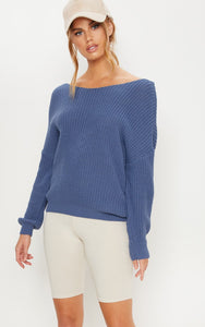 Twist back sweater