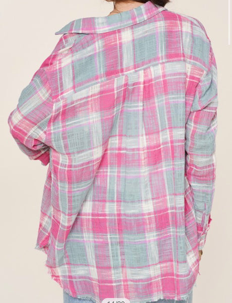 Cotton Plaid Shirt