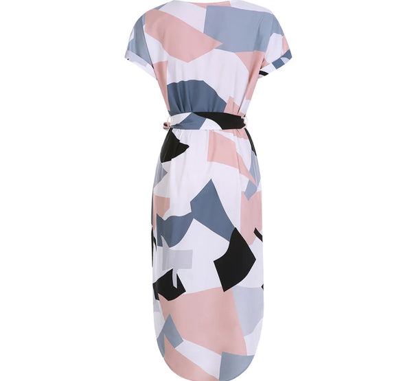 Geometric Print Dress