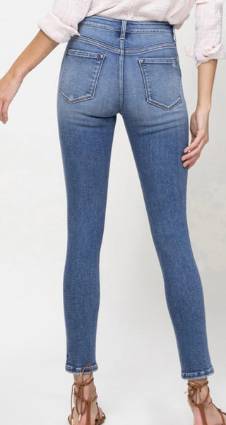 Ankle Skinny Midrise Jeans by Vervete