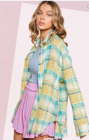 Cotton Plaid Shirt