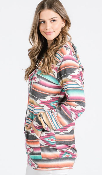 Aztec Print Sweatshirt