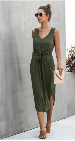 V-Neck Tank Dress