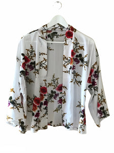 Floral print kimon