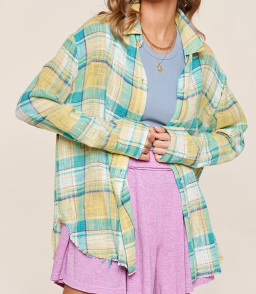 Cotton Plaid Shirt