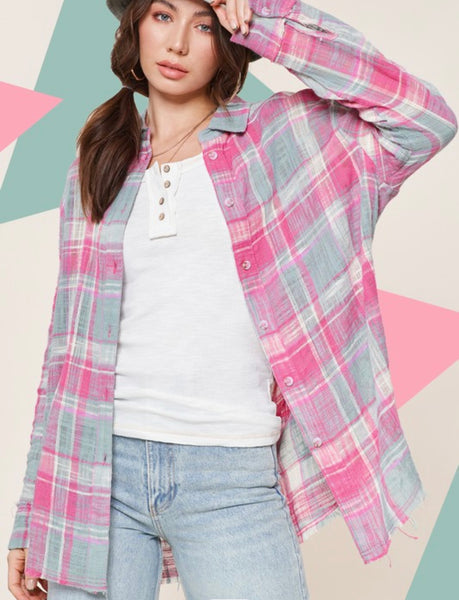 Cotton Plaid Shirt