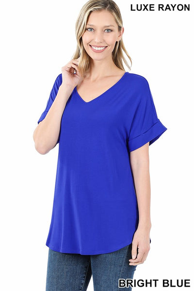 Rayon Short Sleeve Tee